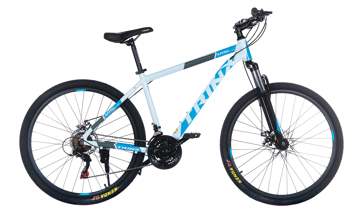 Фотографія Велосипед Trinx M116 Elite 27,5" 2019, розмір М, Біло-синій